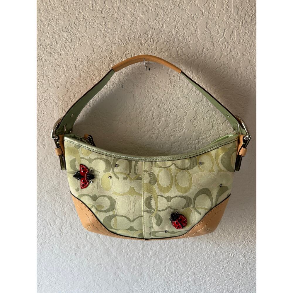 Coach Green Ladybug Bag